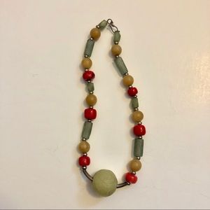 Colorful Glass Bead Necklace